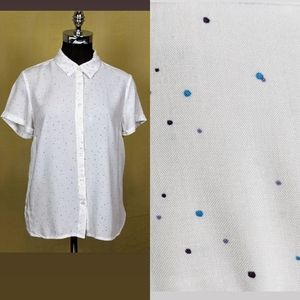 Dashing speckled button-down by twik